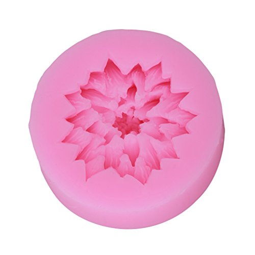 Chinget 3D Blumen Motive DIY Silikon Ausstechformen Muffin Torten Schokolade Keks Gelee Mini-Cupcake Blumen - 2