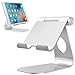Price comparison product image iPad Stand, Mobile Phone Stand, Matone Adjustable Tablet Holder Charging Dock for Smartphones iPad Pro 9.7 10.5 12.9 inch,iPad Air, iPad Mini,Samsung Tabs, E-reader & Kindle (4-13”) (Silver)