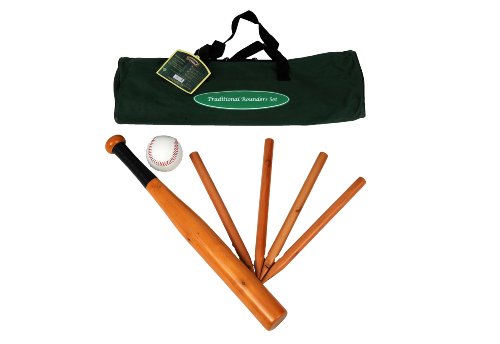 Traditional Garden Games Rounders Set In Canvas Carry Bag  discount