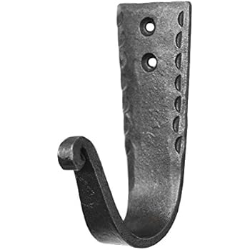 Gussmeister Wandhaken Garderobenhaken Mantelhaken, Eisen geschmiedet