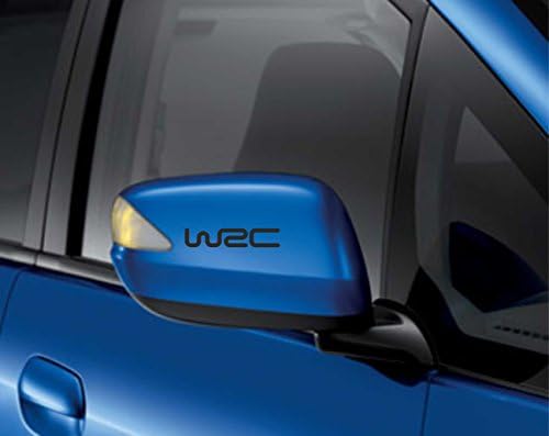 4x WRC Car Wing Mirror Decals Stickers Adhesives Premium Quality Graphices