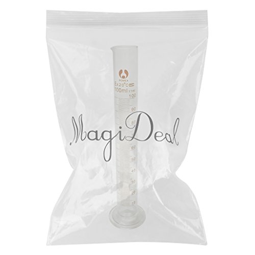 MagiDeal Graduierung Glas Messzylinder Liquid Messung Werkzeuge – Klar, 100ml - 2