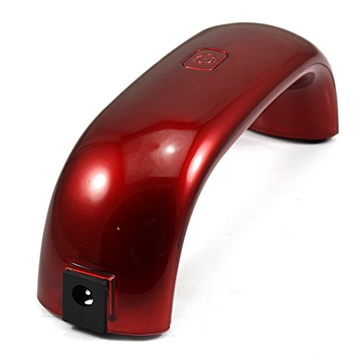 Neverland Professionelle UV-Lampe;9W-Nageltrockner zum Aushärten von Shellac und Gel.Lichthärtungsgerät rote - 2