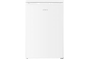 HYE White 91L Under Counter Freezer, 55cm Compact Freestanding Design, Intuitive Controls, Smooth-Glide Storage Drawers & Sturdy Door – RF01UCFR91W01