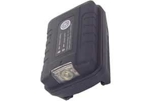 GETDOUBLERICH Luz de trabajo LED integrada en un cargador USB dual para adaptación Worx 20V
