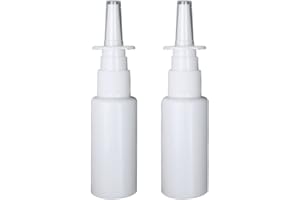 NIDONE Botellas de Aerosol Nasal 30 ml de plástico vacío PRILLA DE PRILLA PRESENTARIO Pulverizador de Nariz Envase de Botella de Botella de Botella de 2pcs