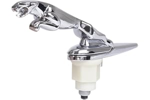 SJAIXJH for Jaguar 3D Emblem Car Logo Front Vehicle Hood Ornament Car Cover Chrome Eagle Badge Car Accessories for Jaguar XF XJ XE XK XKR XFL XJS E Accessories