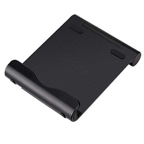 iPad Ständer, HANDSOME Multi-Angle Mini Portable haltbare Aluminium Tablet Ständer Halter für Apple iPad Air/Mini, iPhone 6s/6/5/4, Samsung Galaxy Tab, Samsung Galaxy S6 S5 S4, Anmerkung 5/4/3/2, E-Readers und Smartphones - 5