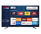 Sharp LC-60UI7652K 60-Inch 4K UHD HDR Smart TV with Freeview HD, 3 x HDMI, 2 x USB 2.0, USB 3.0, USB Record- Black