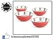 King International Stainless Steel Red Coloured Serving Bowl, Salad Bowl, Mix... RS.494.00