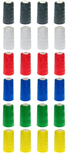 24 Konen Qualitäts-Overlock-Garn – freie Farbwahl - 2