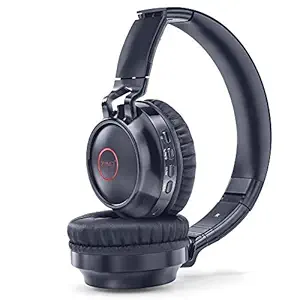 Zinq Technologies Erupt 4155 Wireless Bluetooth On Ear Headphone with Mic (Black)