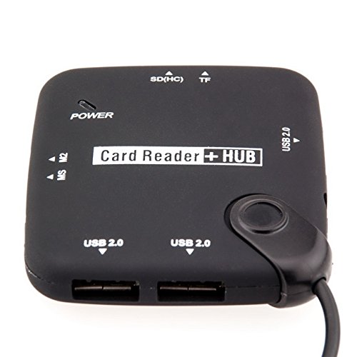 Saxonia – 7 in 1 OTG Adapter + Kartenleser Connection-Kit für 30 Pin Samsung Galaxy Tablets | Universal Multimedia Hub - 2