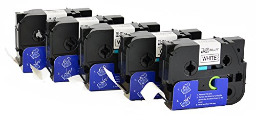 5x Schriftband kompatibel für Brother TZ251 TZ-251 24mm SET - 2