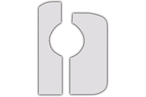 SAMBA MÚSICA Juego golpeadores transparente guitarra electrostático, 28x5/25x8 cm