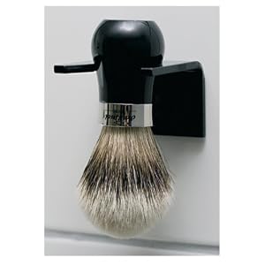 da Vinci SHAVING BRUSH / badger hair / Ø 25 mm / with plexi holder / handmade in germany - Image 5