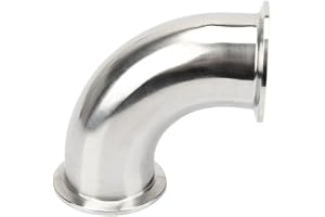 TRI CLAMP 3/4'' 1'' 1,5'' 2'' 2,5'' 3'' 4'' Rostfritt stål SS304 316L Sanitär 90 graders hylsa armbågsrörkoppling(Color:SS 30