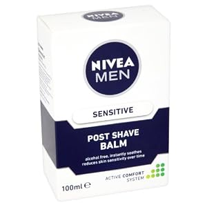 NIVEA Men Sensitive Post Shave Balm with Zero Percent Alcohol, Pack of 3 x 100 ml - Image 6