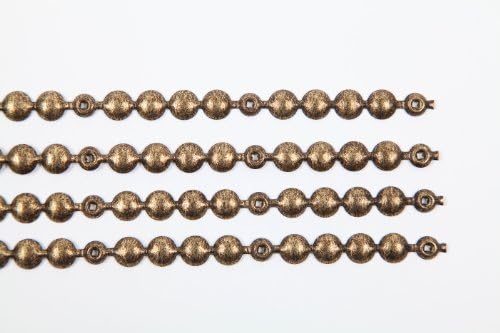 4 MTS UPHOLSTERY STRIP STUDS/ TACKS 11MM OLD GOLD