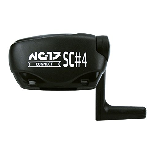 NC-17 Fahrradsensor SC#4 | Dualband Geschwindigkeits und Trittfrequenzsensor | Kompatibel zu Ant+ Bluetooth 4.0 Radcomputer IOS Iphone und Android Smartphones Wasserdicht Ipx8 einfache Montage, Schwarz, One Size, 4049