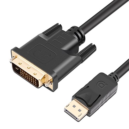 KPA-Tech - Cable Adaptador de Cable DisplayPort a DVI?DP a DVI-D Macho a Macho para DELL, HP, Lenovo, ASUS, etc (1.5m)