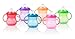 Nuby Two Handle No-Spill Cup Assorted Colours