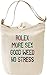 Produktbild Rolex More Sex Good Weed No Stress Leinwand Tagestasche Canvas Day Bag| 100% Premium Cotton Canvas| DTG Printing|