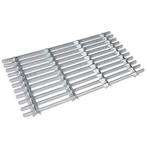 CKB Ltd® Metal Grill in Acciaio galvanizzato zerbino da Giardino, Ingresso Porta Anteriore Heavy Duty Boot Scraper Mats - Small