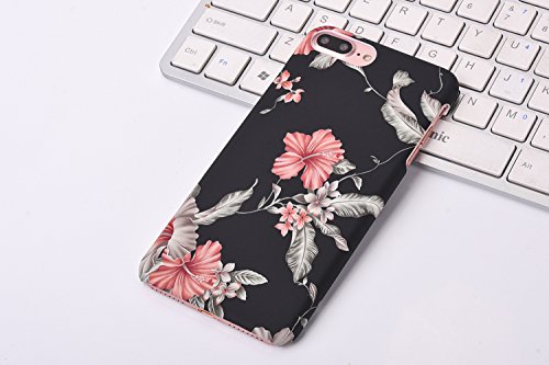 Eleoption Cover per iPhone 7 e iPhone 7 Plus, Retrò, motivo floreale Vintage, Ultra Slim, Rigida , Floral Series 2, iphone 7 4,7
