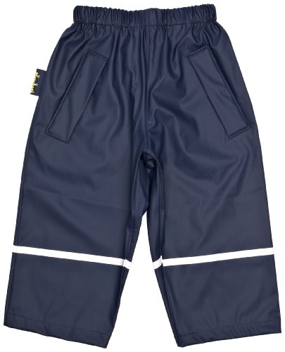 Playshoes Rain Waterproofs Easy Fit Boy's Trousers Blue, 3-4 years (104cm)