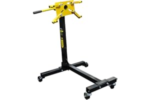 RocwooD Engine Stand 1000 lbs 450kg Heavy Duty Support Swivel Transmission Gearbox Professional Mount Tool Car Trolley Garage Workshop 360 Degree Rotation