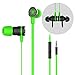 Price comparison product image DZCD Anchor Live Headphone In-ear Style Earphone With Microphone MC Earplugs Extension Cord Monitor Headset Recording Special Earphone,Green-2.2m