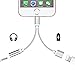Produktbild Zhuhaimei,2-in-1-Audio-Adapter 8 Pin 2 bis 3,5-mm-Aux-Kopfhöreranschluss für iPhone 7 Plus / 7(Color:Silber)