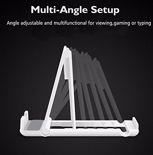 2 StÃ¼ck iPhone StÃ¤nder,Mini Phone StÃ¤nder Handy StÃ¤nder,Tonyhoney Multi Winkel Portable Desktop Stand Halterung fÃ¼r Tablet(6-8 inch),iPhone 8/7/7 Plus/6s/6/5/4,Smartphone, Samsung-Galaxy S5,und Mehr,WeiÃŸ mit Schwarz