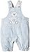 Pumpkin Patch Baby-Boys Knit Bear Dungarees, Whisper Blue, 3-6 Months