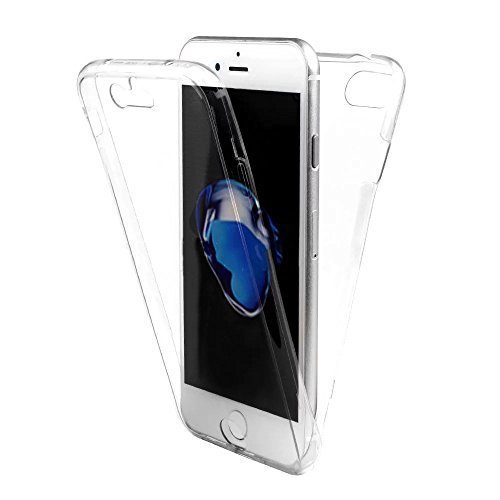 iPhone 6S Case [Non-slip],Vandot Shockproof Ultra Thin Slim Fit Soft TPU Silicone All Round Front and Back Full Body 360 Degree Protective Case Cover For Apple iPhone 6S 6 4.7 inch-Transparent Clear