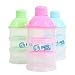 1PCS Non-Spill Baby Milk Powder 3 Compartment Dispenser Storage Container New