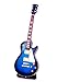 Produktbild Miniatur E-Gitarre kleine Standart Les Paul 24 cm Pro Handgitarre Msikinstrument Mini Deko Gitarre Guitar (#Blau)
