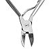 K-Pro Nail Nippers - Mens Heavy Duty Toenail Clippers / Cutters for Thick Toe Nails - Podiatry (Satin)
