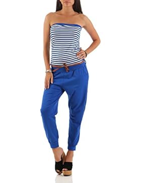 malito Jumpsuit in Marine-Optik Playsuit 9610 Damen One Size