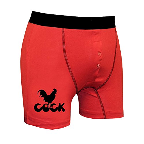 Mens Cock Rude Funny Boxer Shorts Underwear Husband Boyfriend - Main Image