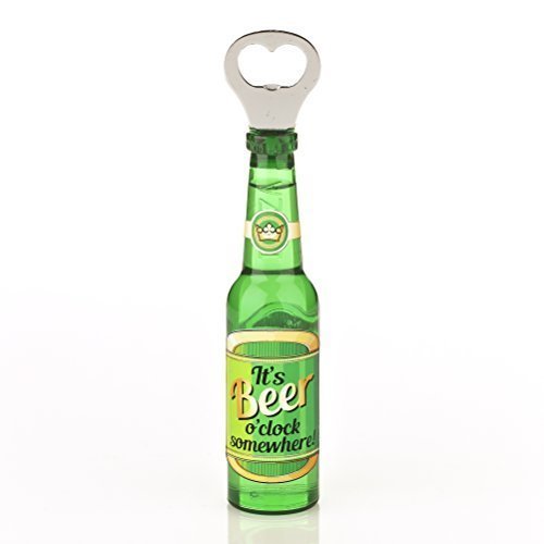Boxer Edelstahl it 's Bier Uhr magnetisch Bier Flasche geformte Openers, silber