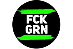 ‎SAMMYS SHIRT STORE Sammys Shirt Store FCK GRN Aufkleber 4,5 cm