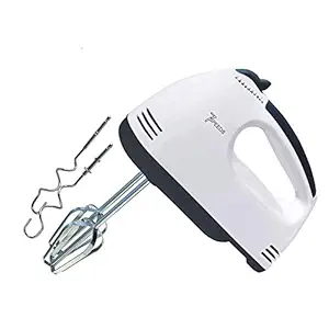 Shehzanand Multifunctional Electric Hand Blender , Egg Beater, Cake maker , Beater Cream Mix, Food Blender, Hand mixer , Beater for Kitchen with 7 gear and 4 pieces stainles blades.