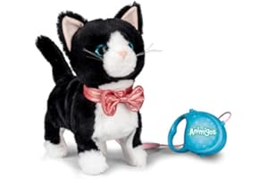 Animigos Pluszowy kot, który miauczy i wychodzi (z pilotem zdalnego sterowania)