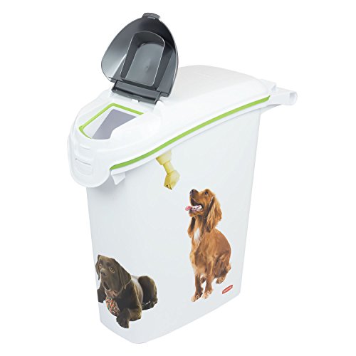 Curver Futtertonne 10KG /23L Hund Box Tonne Futtereimer Petlife Futter Container - 4