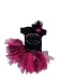 Pink Bat Girl Superhero Rhinestone Vest Tutu Skirt (6-12 months)