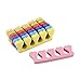 FACILLA® 7pcs Colorful Nail Art Finger Toe Soft Foam Separator Manicure Pedicure Tool
