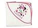 Produktbild Baby- und Kinder- BADE-Mantel mit Minnie Mouse Motiv (rosa oder Weiss), Kapuzen-Badetuch mit Kapuze, Baby-Handtuch aus Baumwolle, Frottee-Poncho, Dusch-Tuch SUPER WEICH Color Rosa