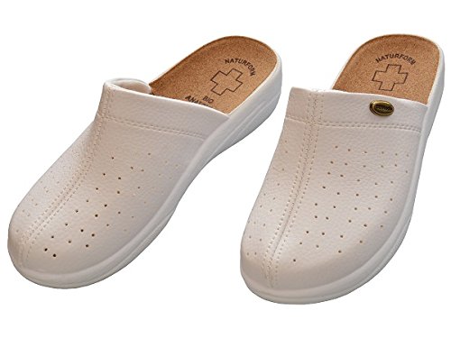Damen Pantolette Sandalen Komfort Kork Hausschuhe Arbeit Modell 3512 - 2